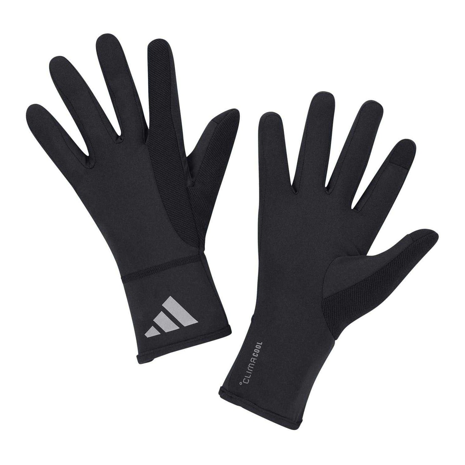 Black - Pack Shot - Adidas Unisex Adult Climacool Running Gloves