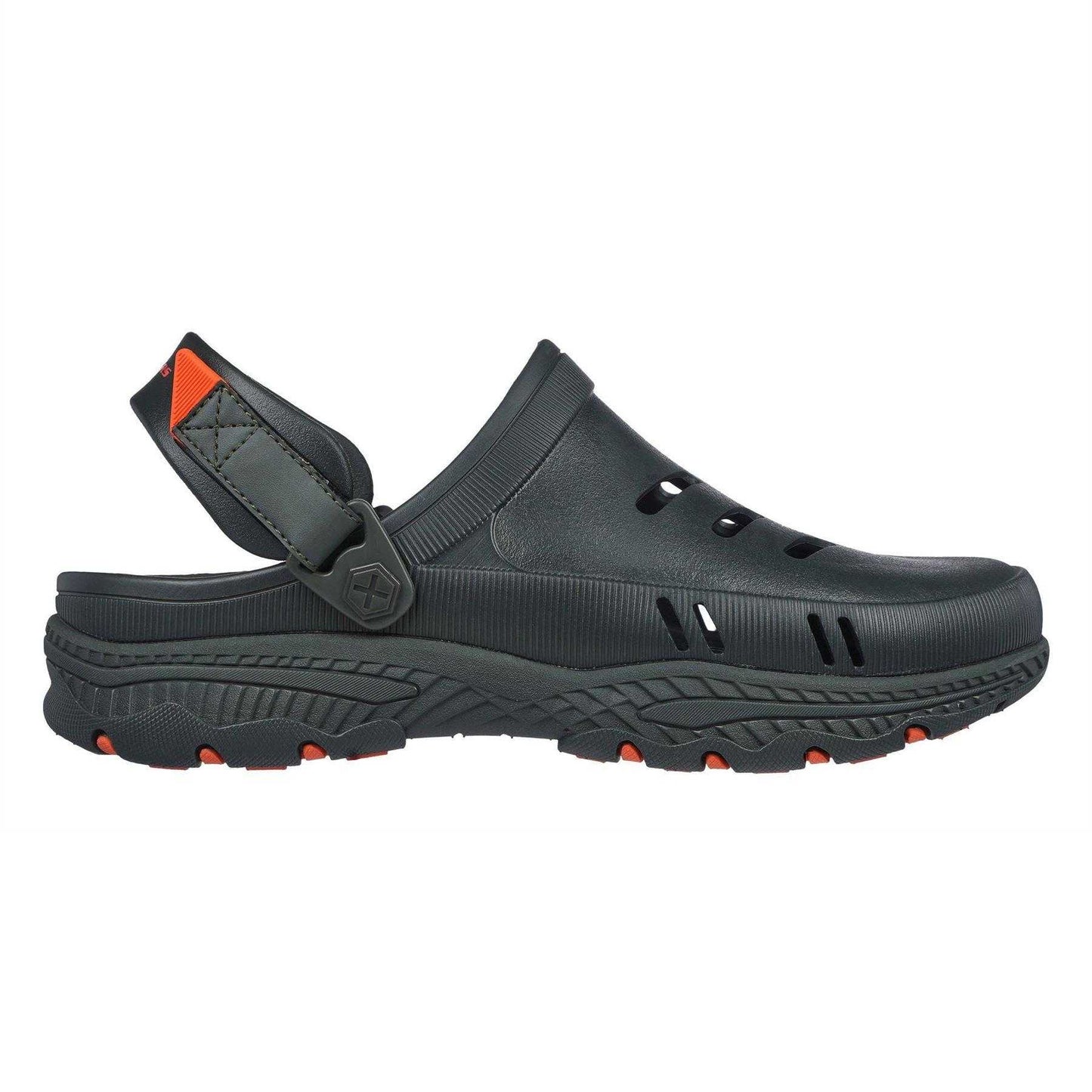 Black - Side - Skechers Mens Creston Clogs