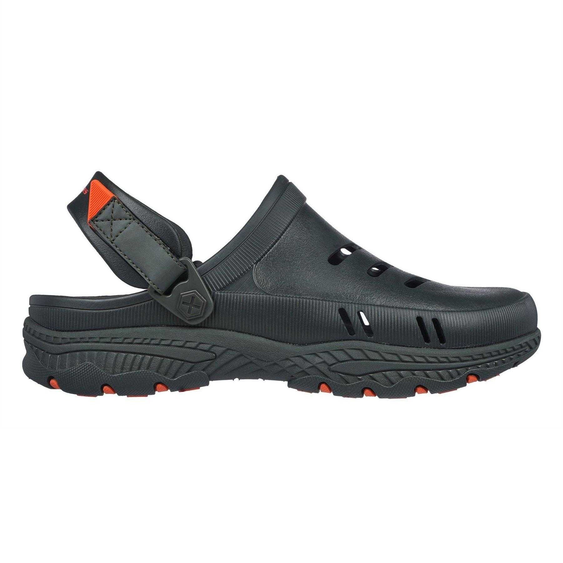Black - Side - Skechers Mens Creston Clogs