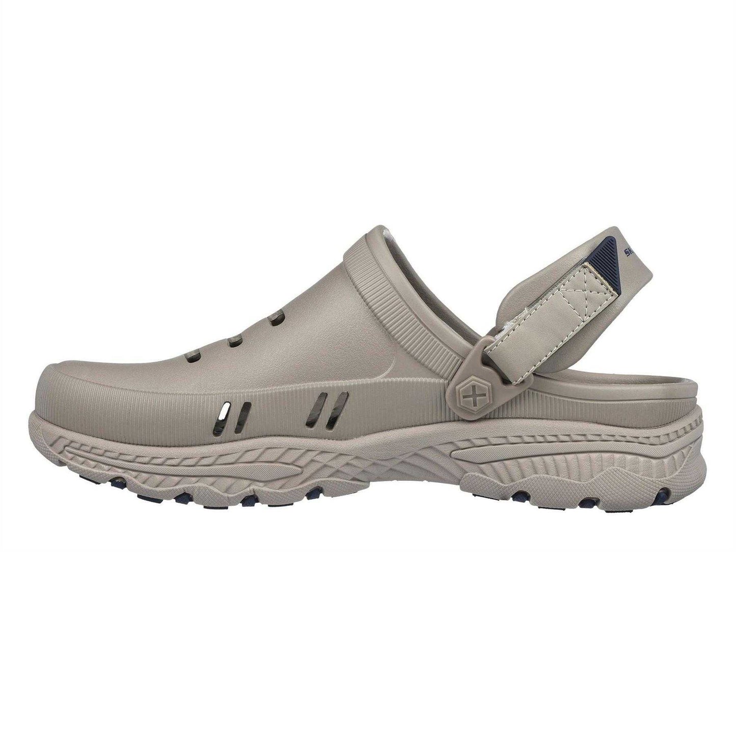 Taupe - Back - Skechers Mens Creston Clogs