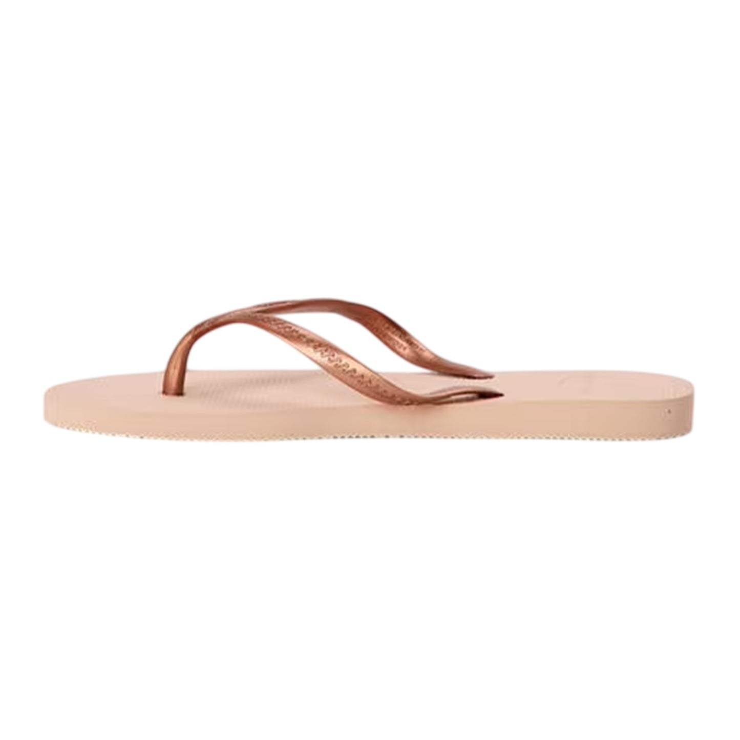 Multicoloured - Back - Havaianas Womens-Ladies Metallic Flat Flip Flops