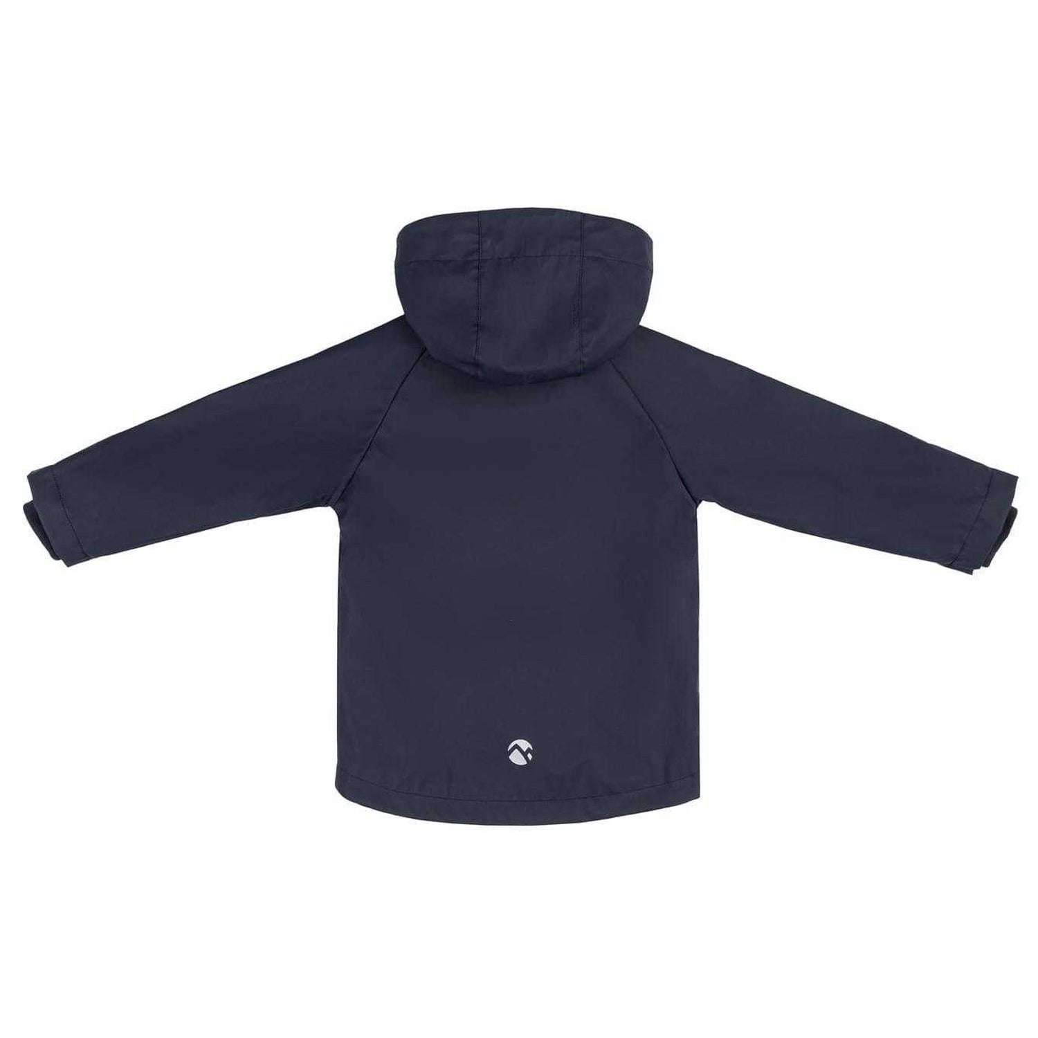 Navy - Back - Gelert Childrens-Kids Snap Regular Jacket