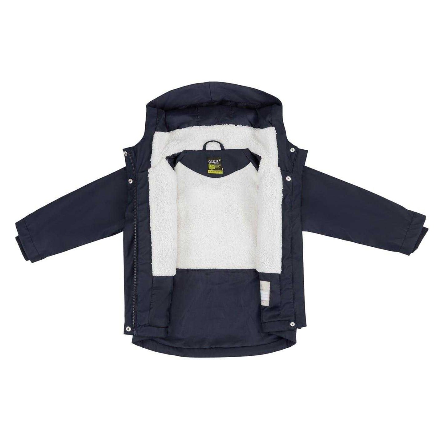 Navy - Side - Gelert Childrens-Kids Snap Regular Jacket