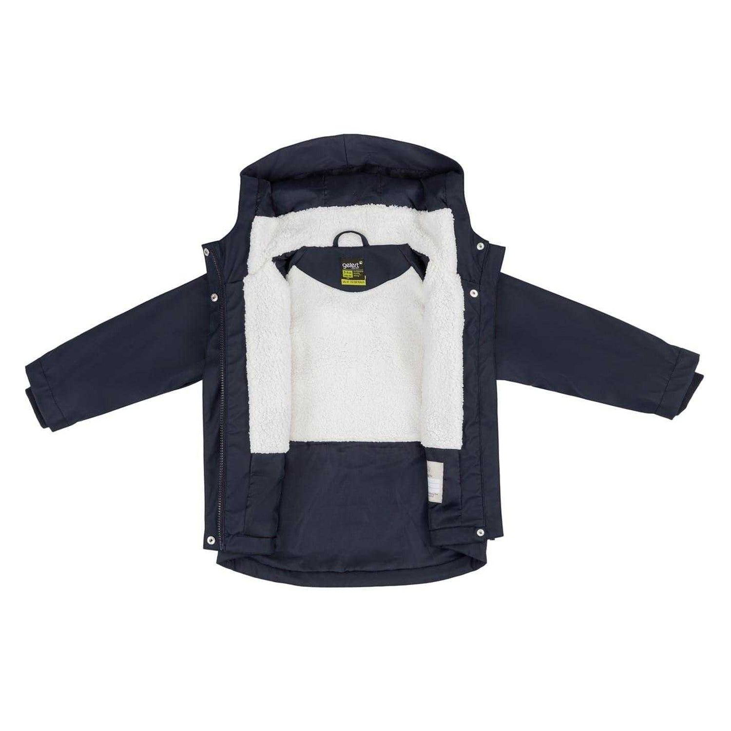Navy - Side - Gelert Childrens-Kids Snap Regular Jacket