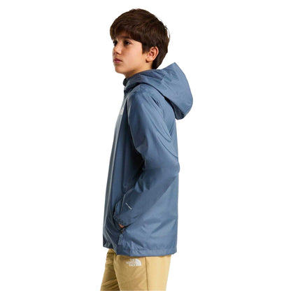 Granite Grey - Pack Shot - The North Face Childrens-Kids Zipline Raincoat