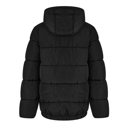 Black - Back - Lyle & Scott Childrens-Kids Quilted Puffer Jacket