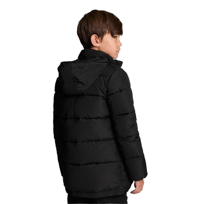 Black - Lifestyle - Lyle & Scott Childrens-Kids Quilted Puffer Jacket