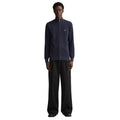 Navy - Lifestyle - Gant Mens Cotton Pique Zipped Cardigan