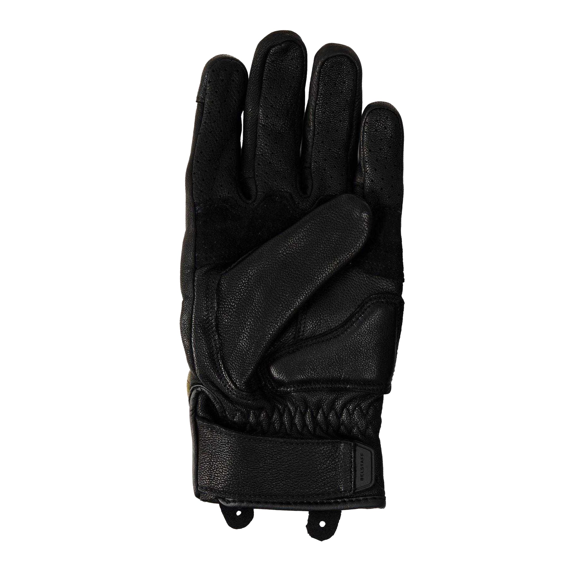Black-Forest Green - Back - Belstaff Mens Hampstead Leather Gloves
