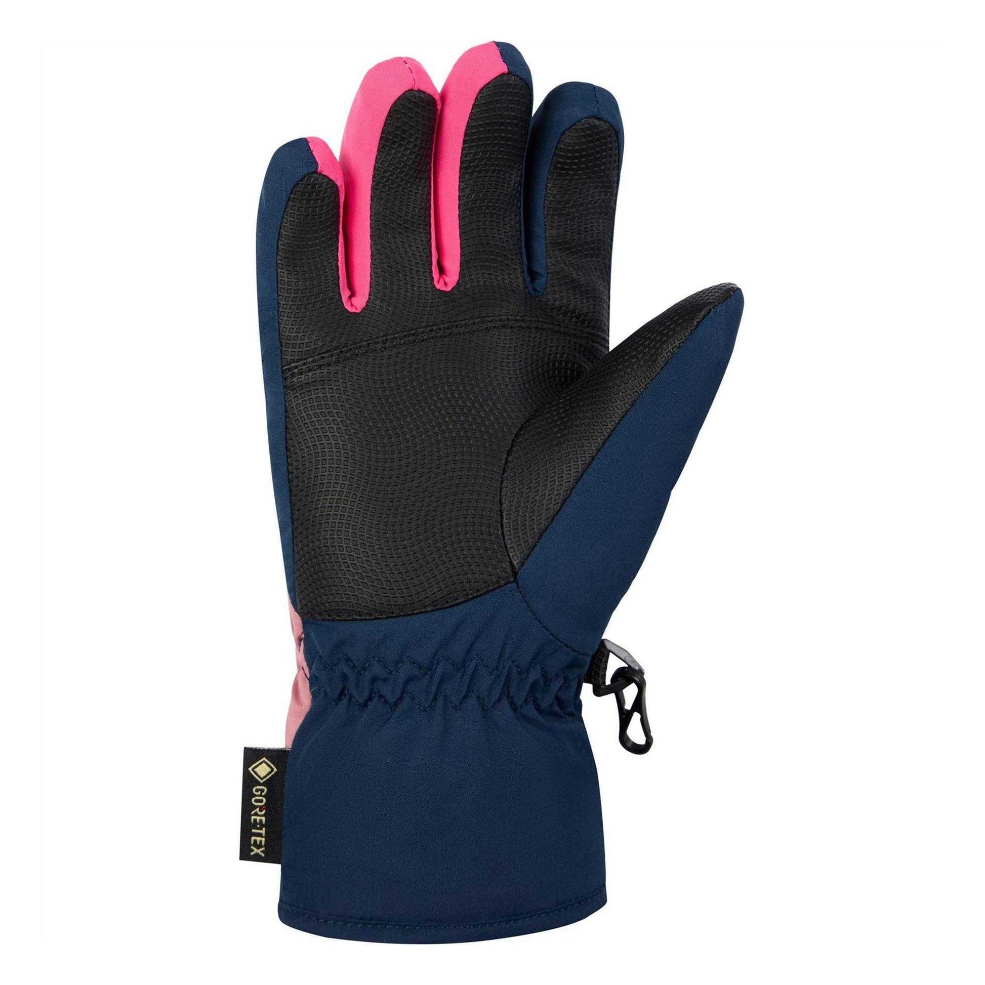 Blue-Pink - Back - Ziener Childrens-Kids 1808 GORE-TEX Ski Gloves