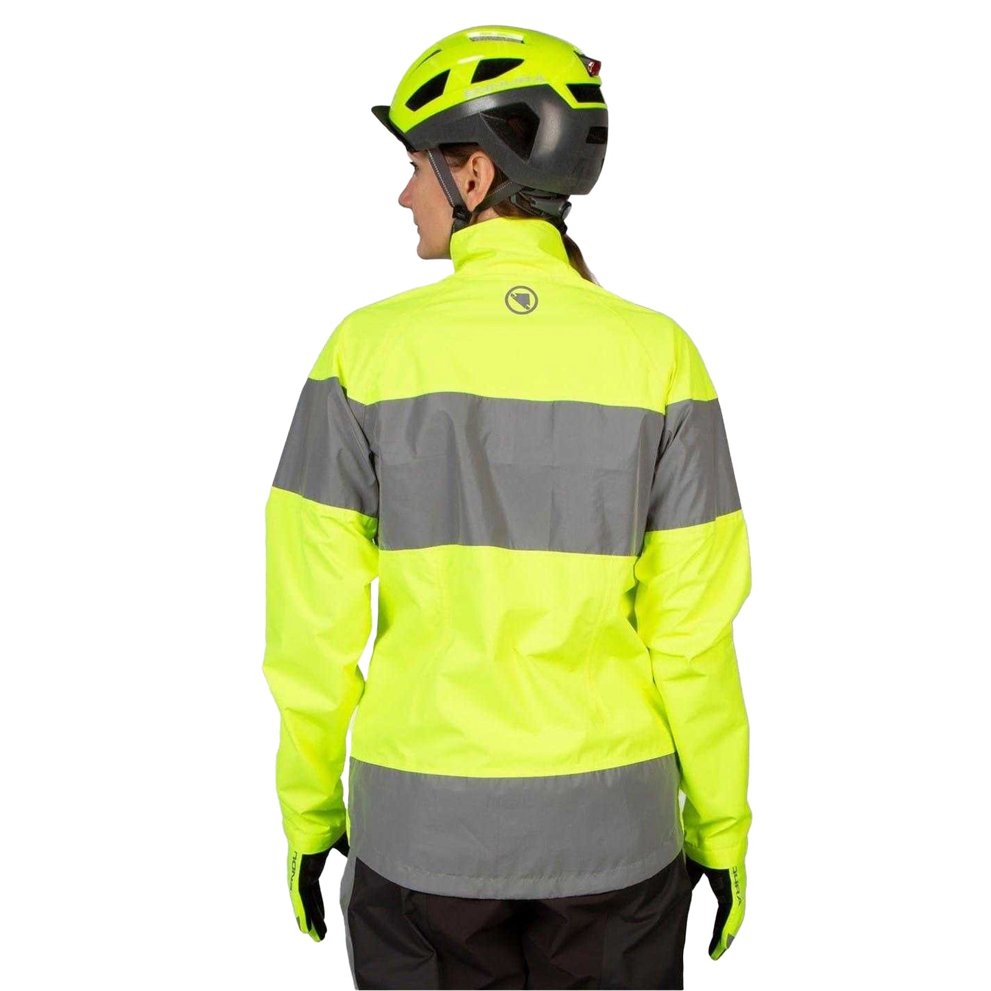 Bright Yellow - Lifestyle - Endura Womens-Ladies Colour Block Funnel Neck Jacket