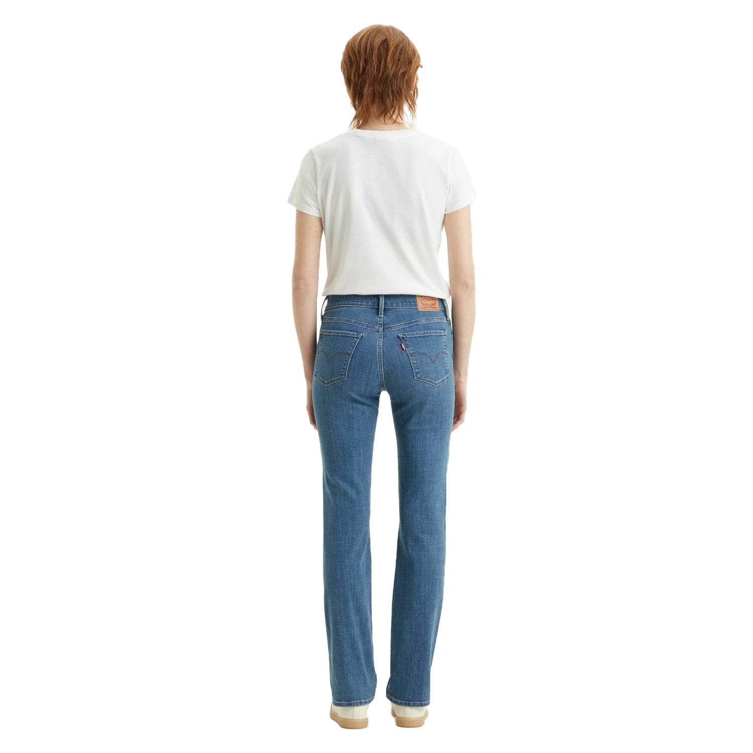 Lapis Blue - Lifestyle - Levis Womens-Ladies 314 Denim Straight Jeans