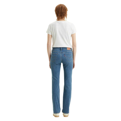 Lapis Blue - Lifestyle - Levis Womens-Ladies 314 Denim Straight Jeans