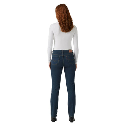 Eternal Dark - Back - Levis Womens-Ladies 314 Denim Straight Jeans