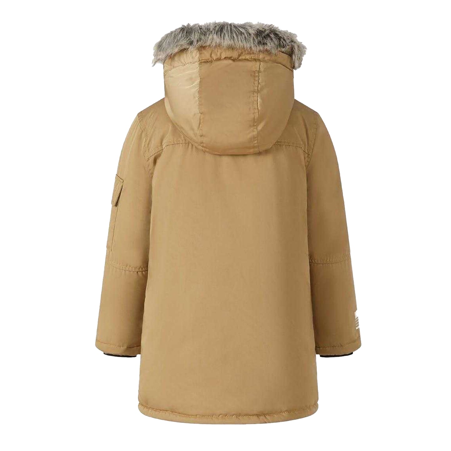 Camel - Back - Minoti Childrens-Kids Faux Fur Parka