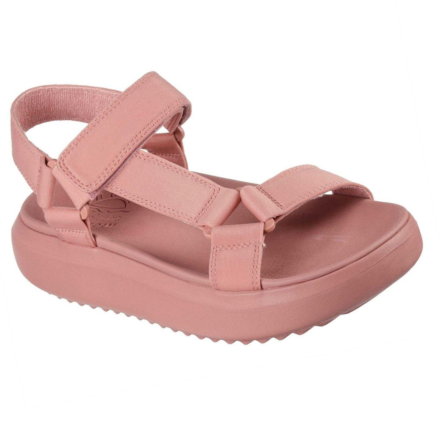 Multicoloured - Lifestyle - Skechers Womens-Ladies Pop Ups Platform Sandals
