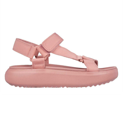 Multicoloured - Front - Skechers Womens-Ladies Pop Ups Platform Sandals