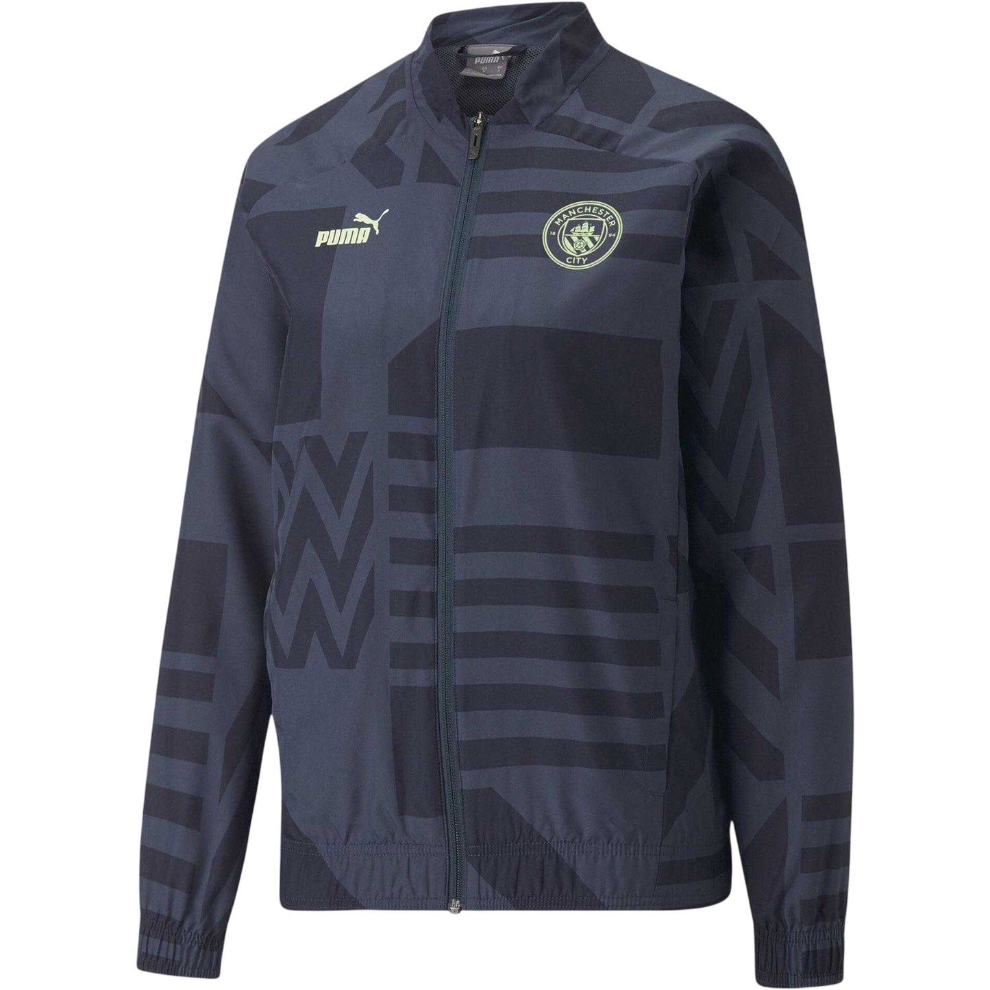 Parisian Night - Front - Puma Womens-Ladies Manchester City FC Anorak