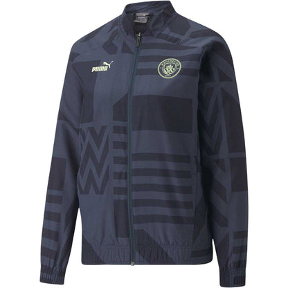 Parisian Night - Front - Puma Womens-Ladies Manchester City FC Anorak