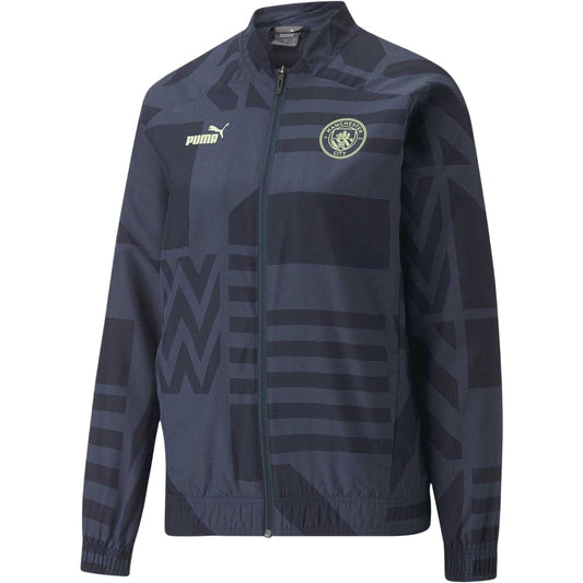Parisian Night - Front - Puma Womens-Ladies Manchester City FC Anorak