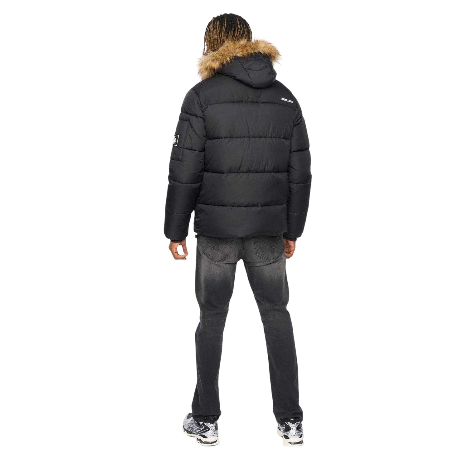 Black - Back - Kings Will Dream Mens Curvlay Parka