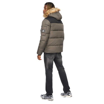 Green - Back - Kings Will Dream Mens Curvlay Parka