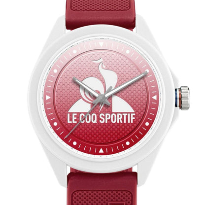 Red - Back - Le Coq Sportif Mens Monochrome Wristwatch