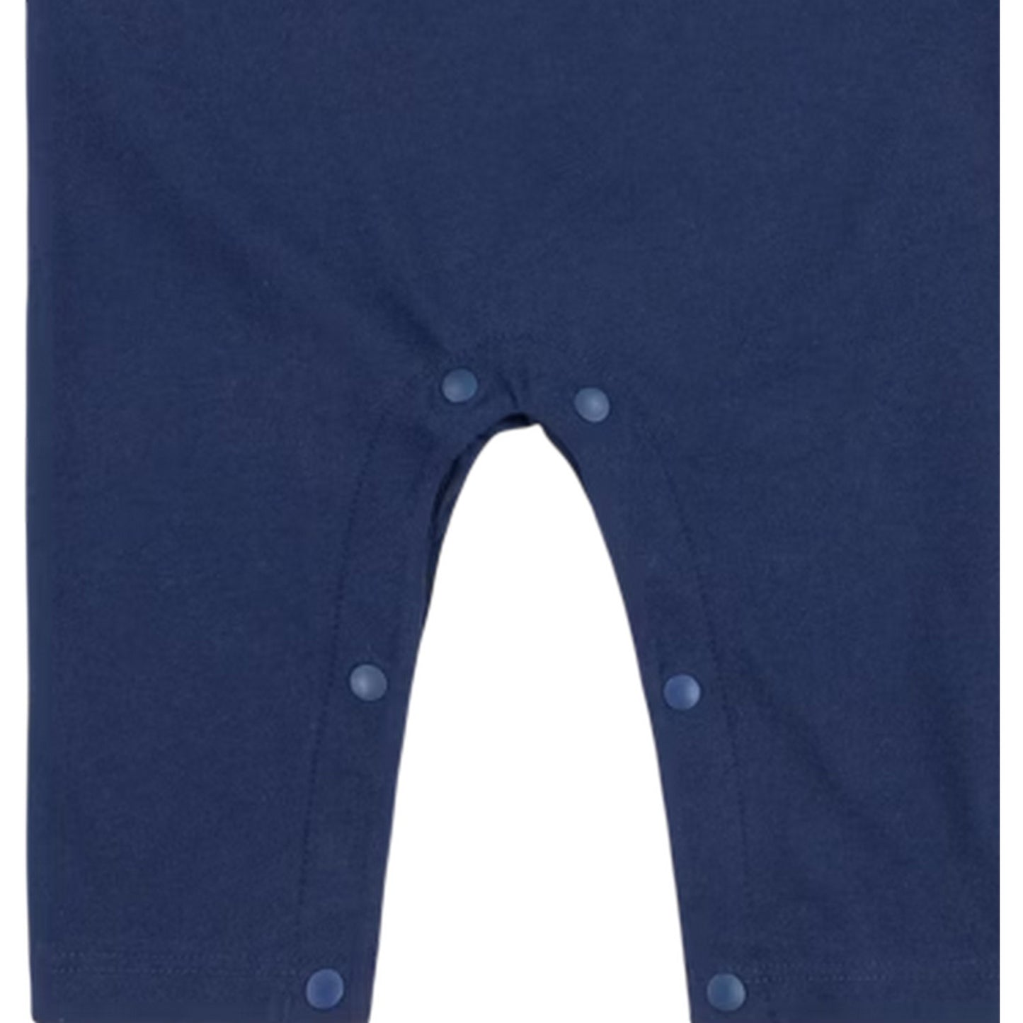 Navy - Side - Nike Baby Logo Crew Neck Romper