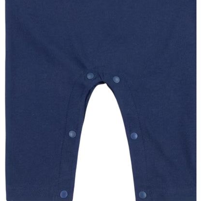 Navy - Side - Nike Baby Logo Crew Neck Romper