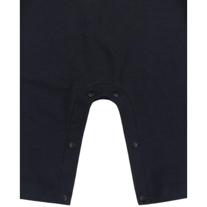 Black - Side - Nike Baby Logo Crew Neck Romper