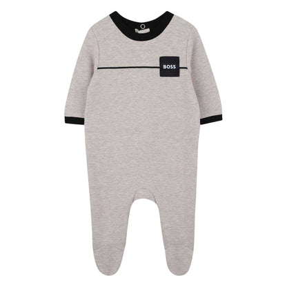Off White - Side - Boss Baby Jumpsuit Set