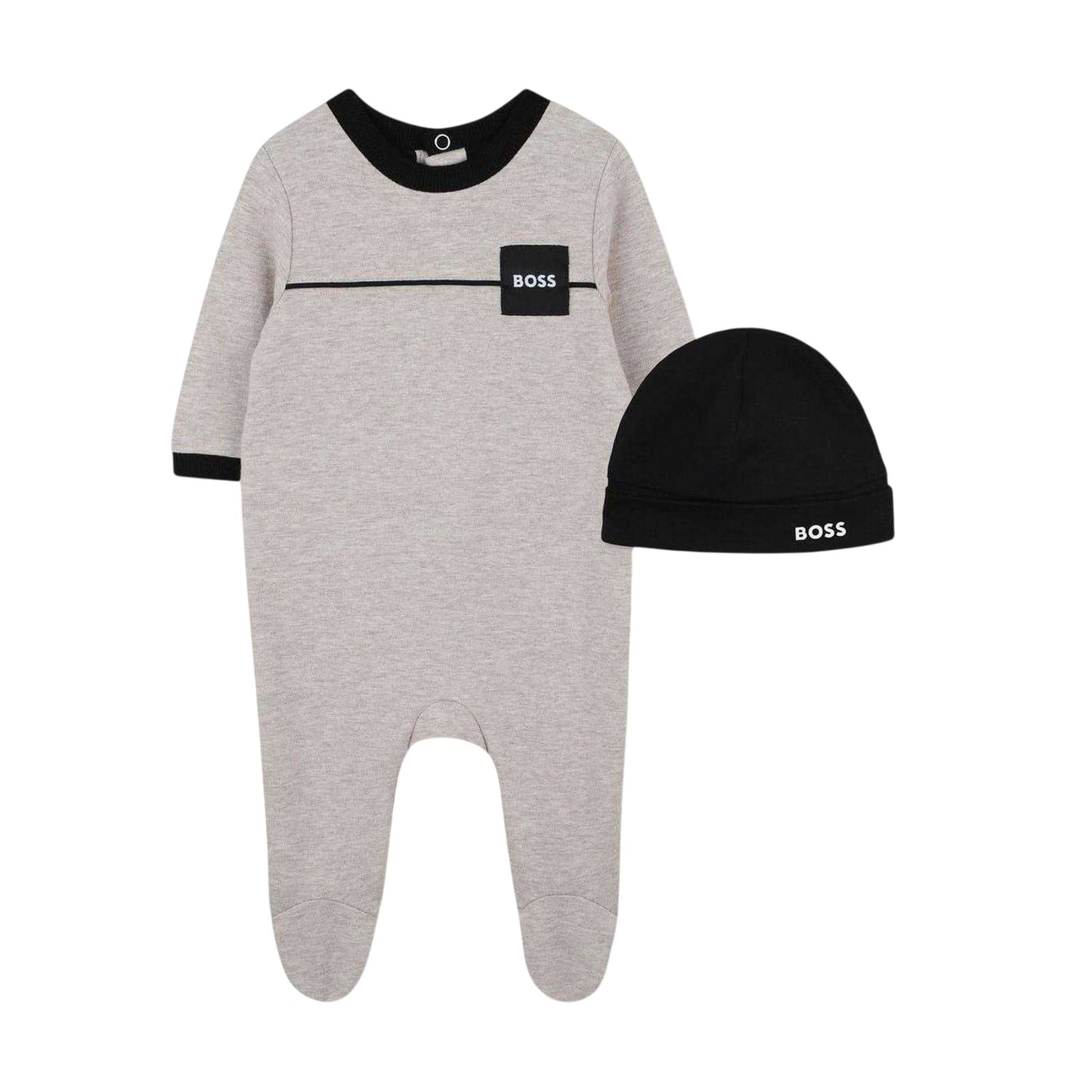 Off White - Front - Boss Baby Jumpsuit Set