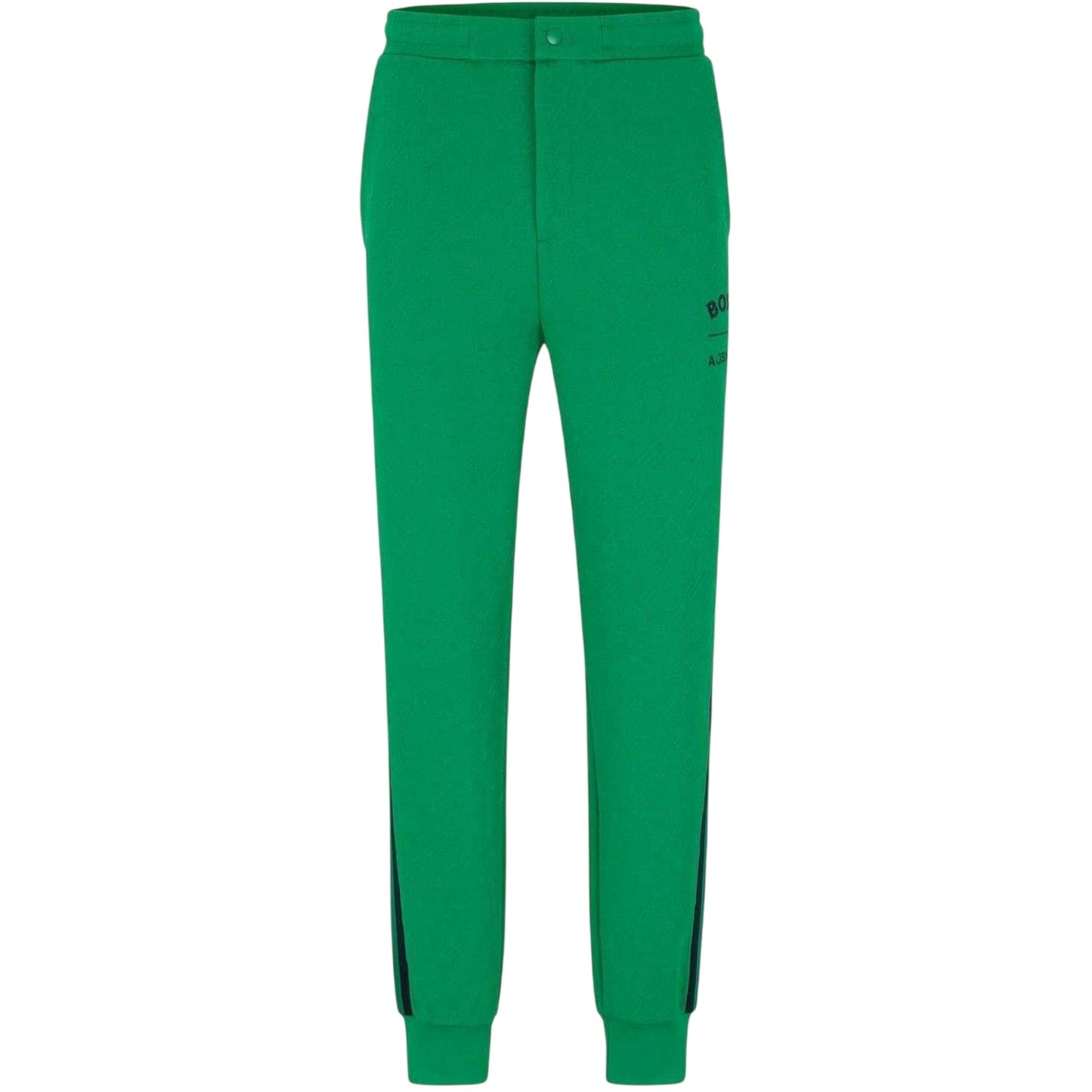 Green - Front - Boss Mens Hover Slim Joggers
