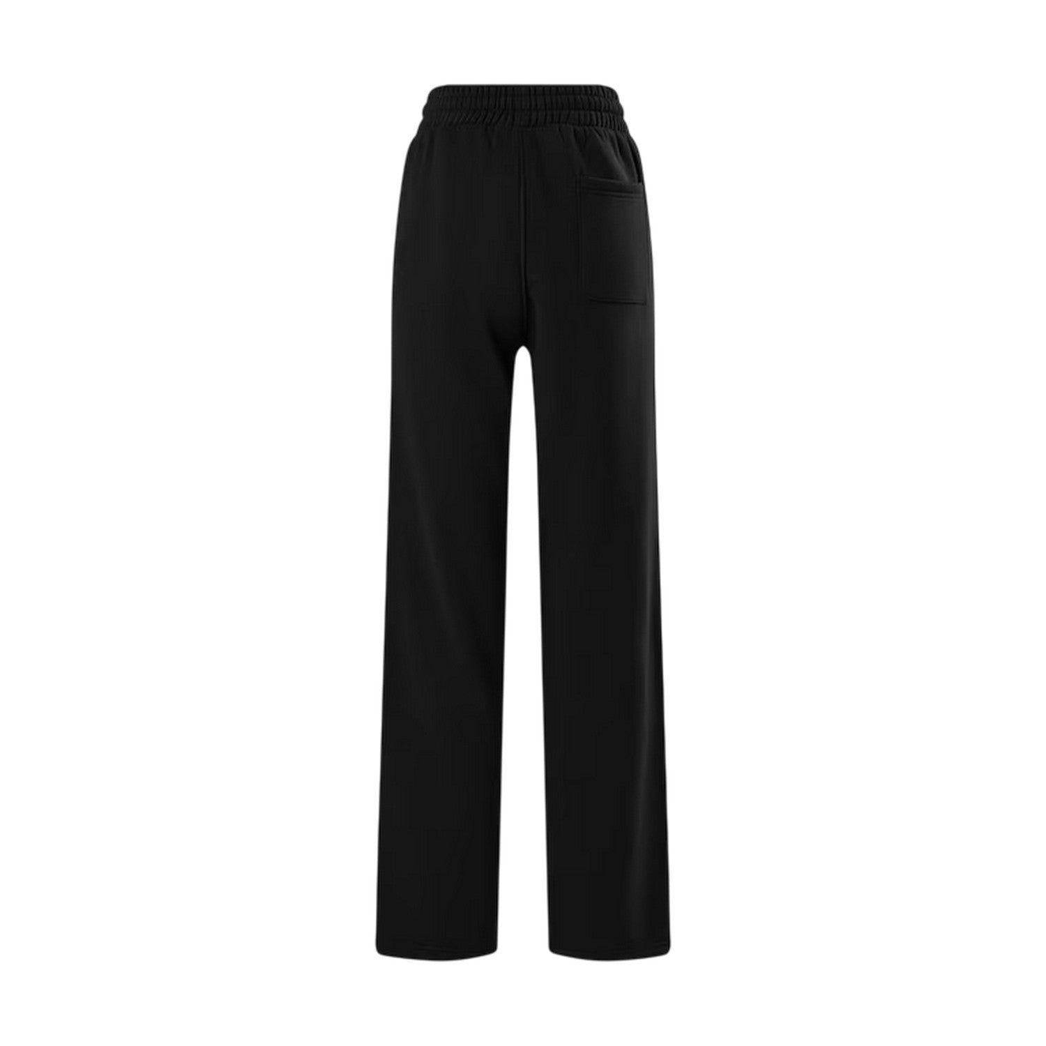 Black - Back - Gym King Womens-Ladies Straight Joggers
