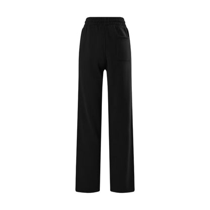 Black - Back - Gym King Womens-Ladies Straight Joggers