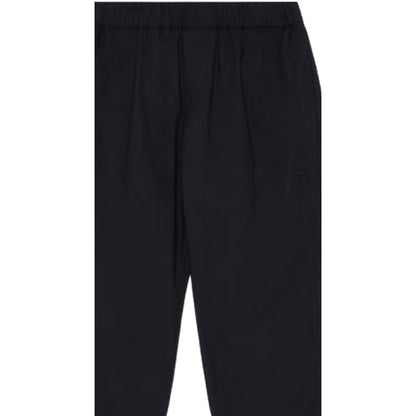 Navy - Side - Emporio Armani EA7 Womens-Ladies Joggers