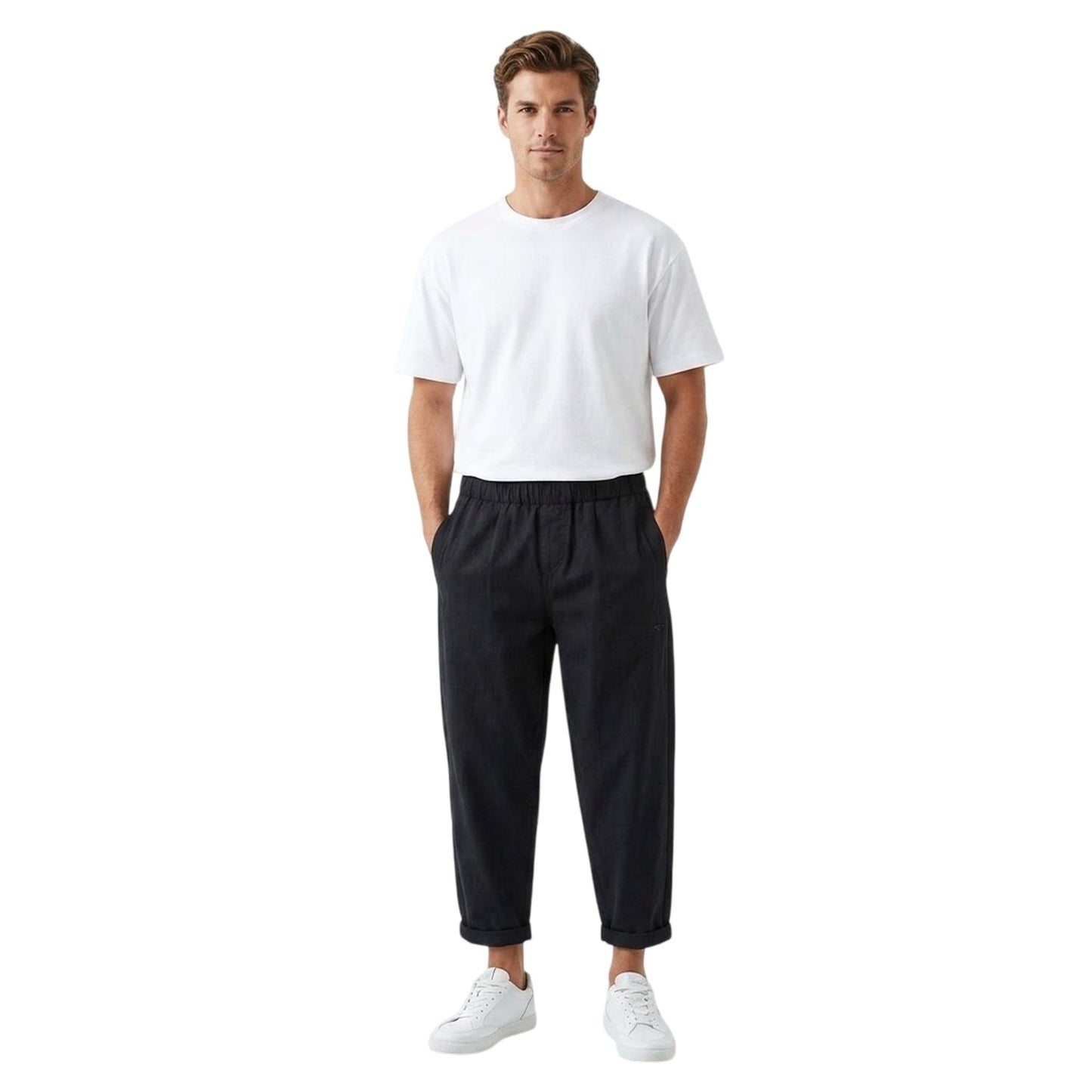 Navy - Lifestyle - Emporio Armani EA7 Womens-Ladies Joggers