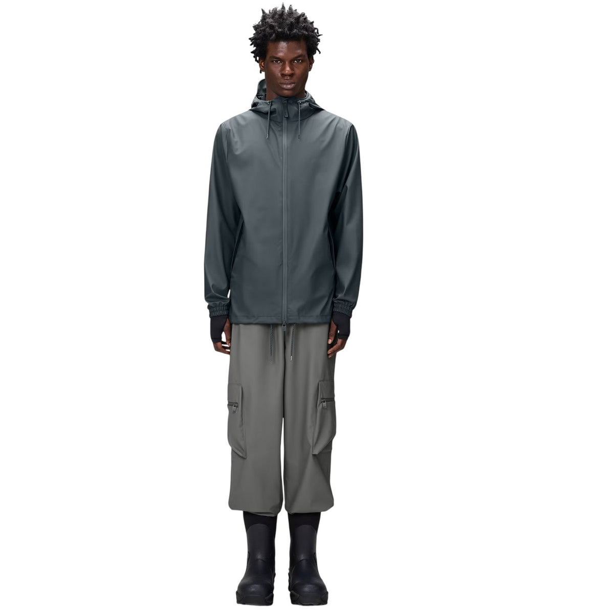 Lagoon Blue - Lifestyle - Rains Mens Storm Breaker Raincoat