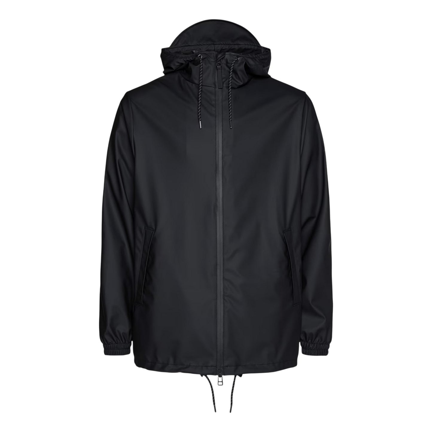 Black - Front - Rains Mens Storm Breaker Raincoat