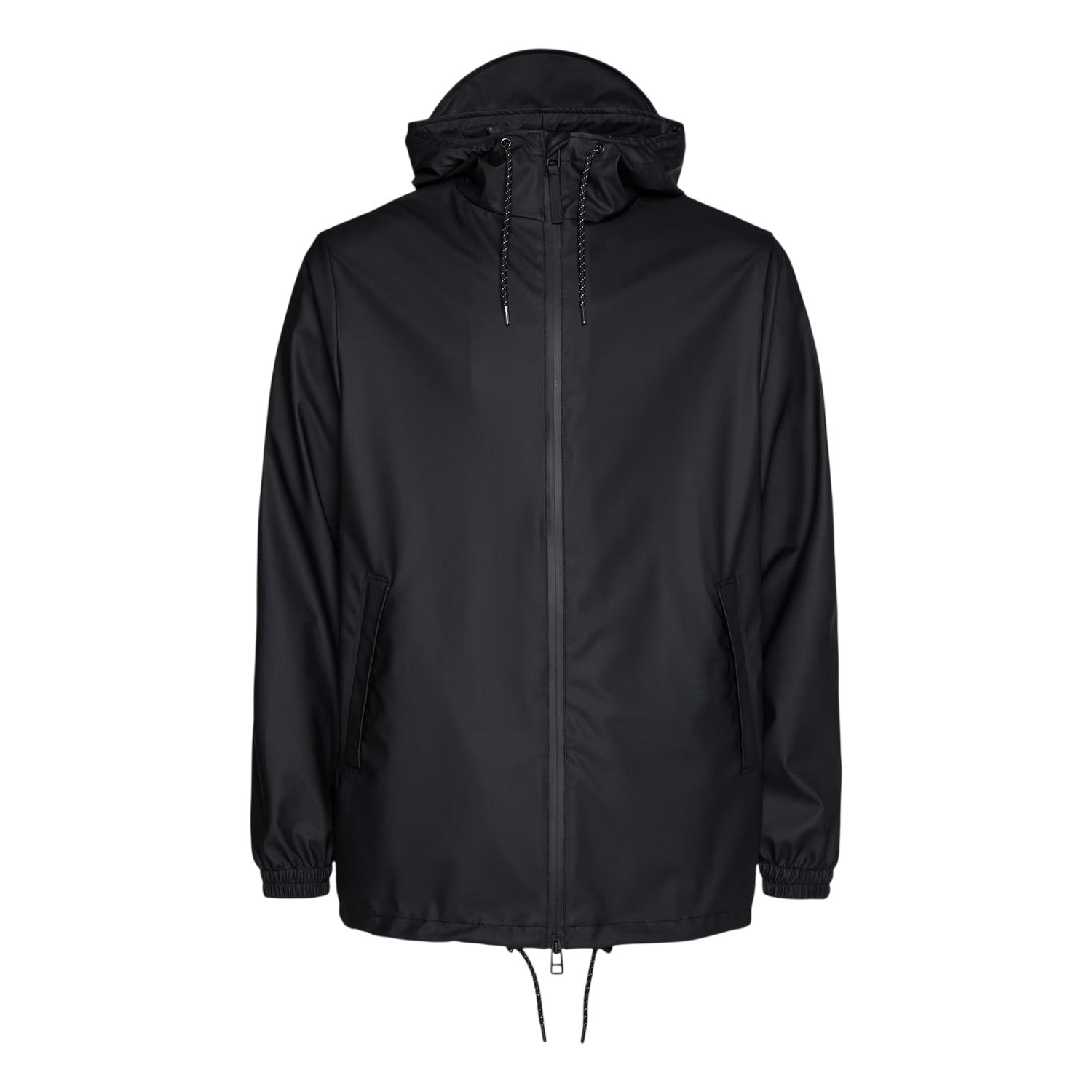 Black - Front - Rains Mens Storm Breaker Raincoat