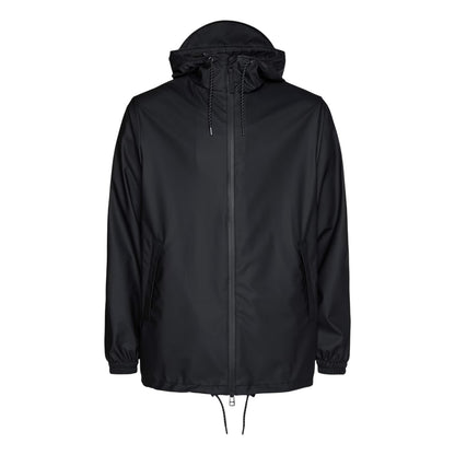 Black - Front - Rains Mens Storm Breaker Raincoat