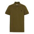 Olive - Front - Timberland Mens Oyster River Logo Short-Sleeved Polo Shirt