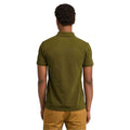 Olive - Back - Timberland Mens Oyster River Logo Short-Sleeved Polo Shirt