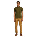 Olive - Lifestyle - Timberland Mens Oyster River Logo Short-Sleeved Polo Shirt