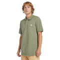 Green - Side - Timberland Mens Oyster River Logo Short-Sleeved Polo Shirt