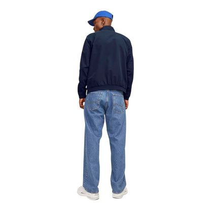 Navy Blazer - Back - Jack And Jones Mens Rush Regular Harrington Jacket
