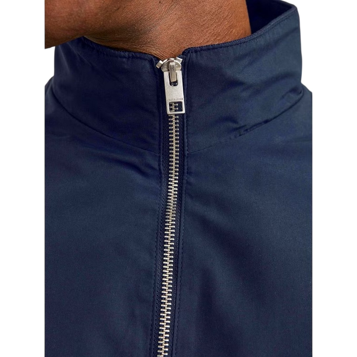 Navy Blazer - Side - Jack And Jones Mens Rush Regular Harrington Jacket