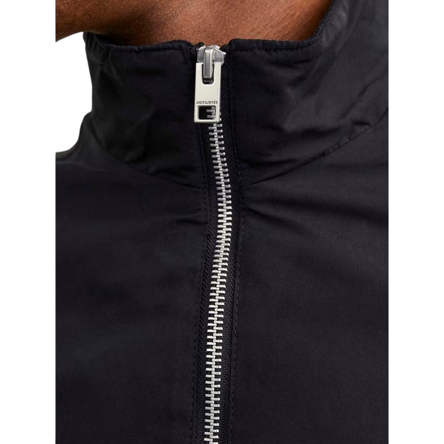 Black - Side - Jack And Jones Mens Rush Regular Harrington Jacket