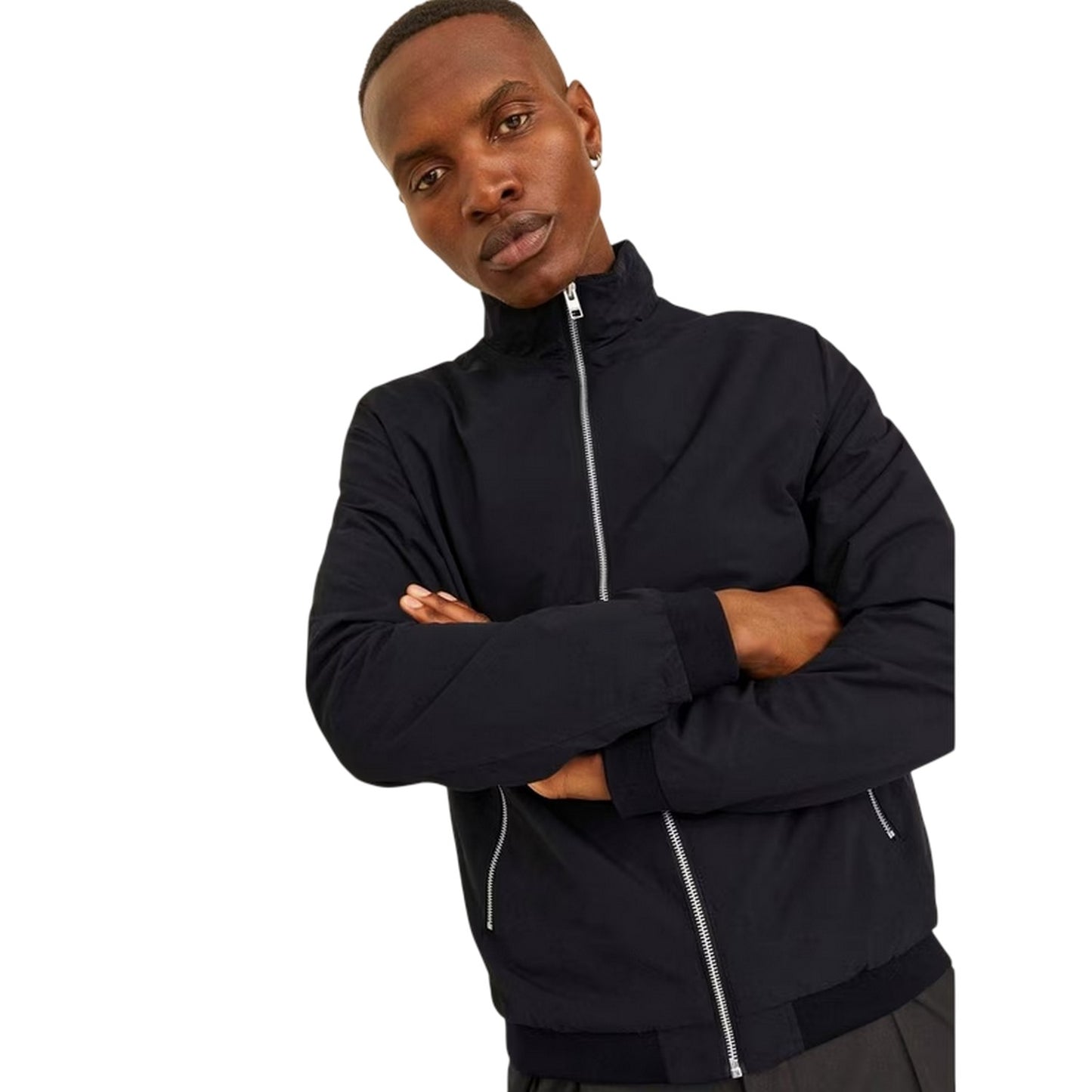 Black - Lifestyle - Jack And Jones Mens Rush Regular Harrington Jacket