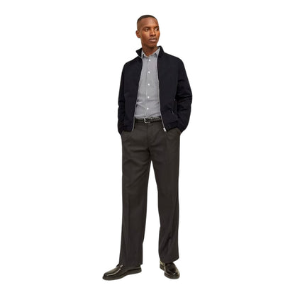 Black - Pack Shot - Jack And Jones Mens Rush Regular Harrington Jacket